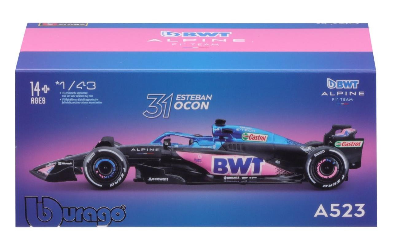 BWT Alpine F1 Team A523 Ocon 2023 1:43Sammlermodell im Massstab 1:43