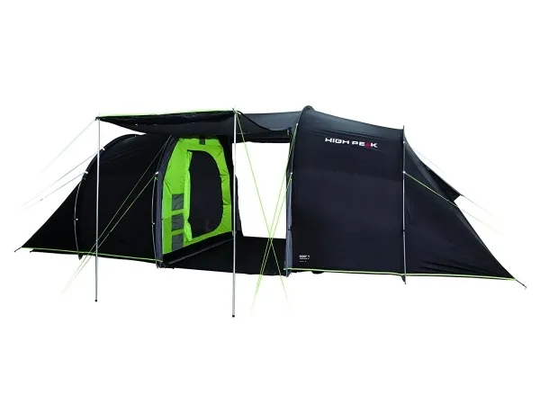 High Peak Tauris 6, Camping, Tunneltelt, 14,2 kg, Sort