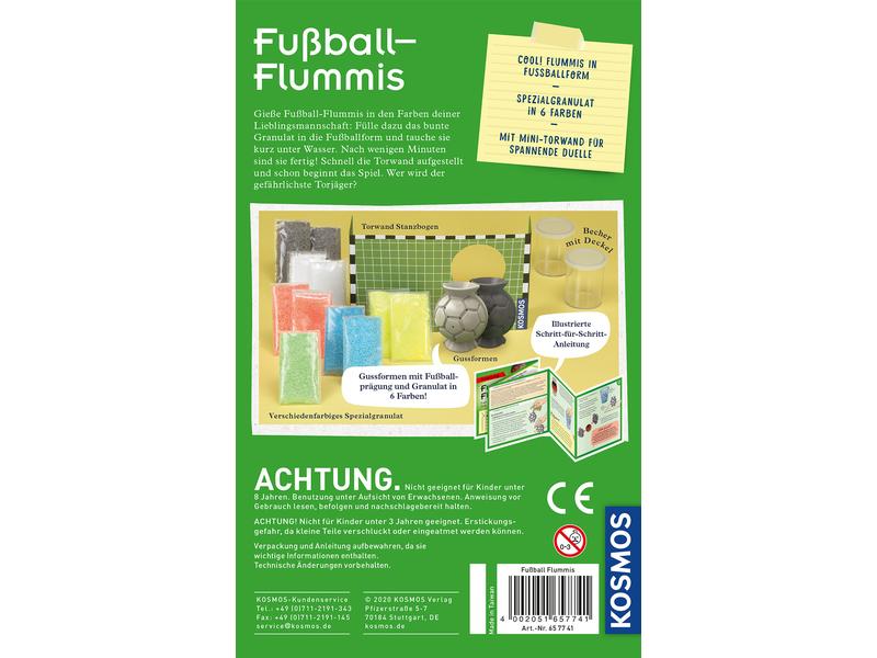 Kosmos Experimentierkasten Fussball-Flummis Bunte Flummibälle herstellen