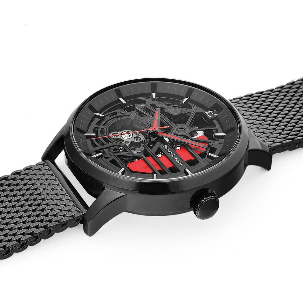 Coffret De Montre Pierre Lannier Rallye Noir