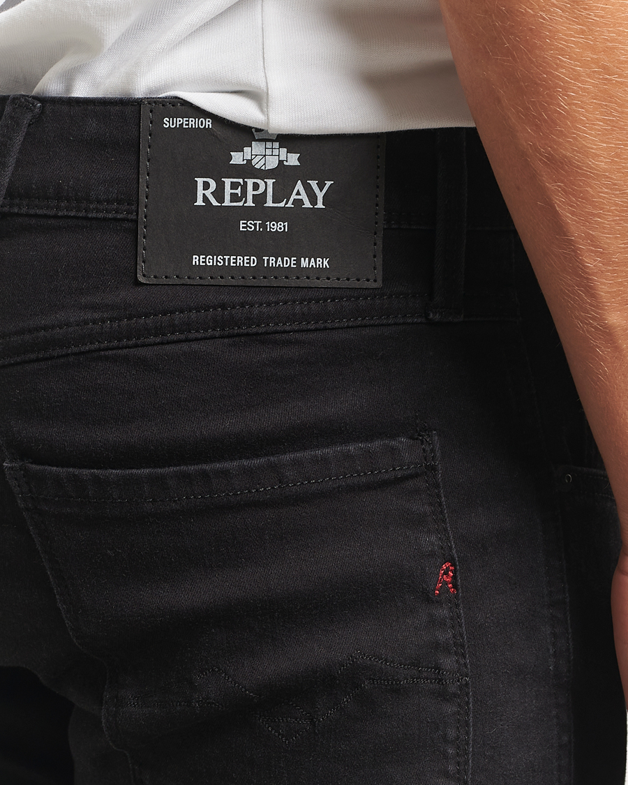Replay Anbass Powerstretch Jeans Black