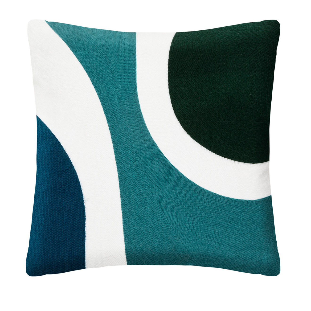 Atmosphera Coussin Hary bleu - 45x10x45 cm