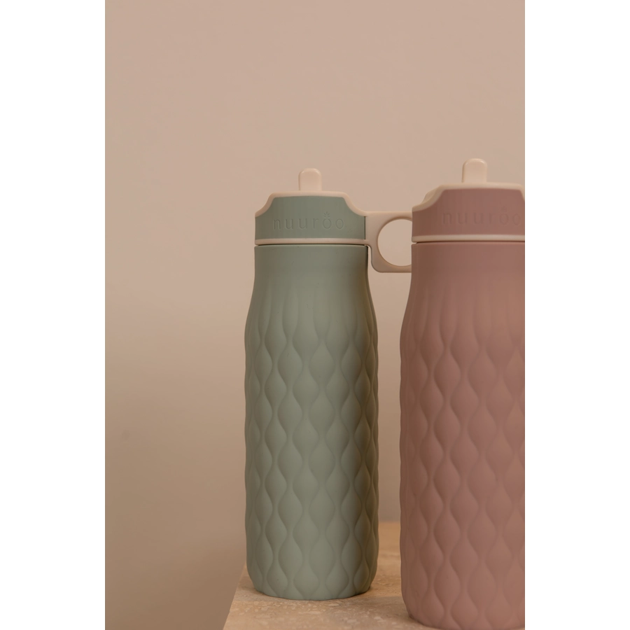 Nuuroo Trinkflasche Nima Silikon 400 ml Desert Sage