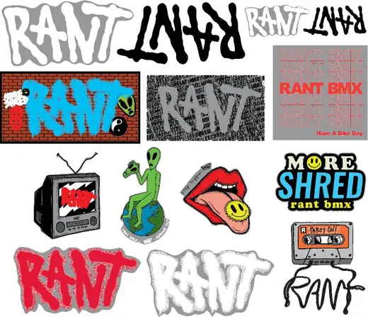 Rant Sticker Pak | SkatePro