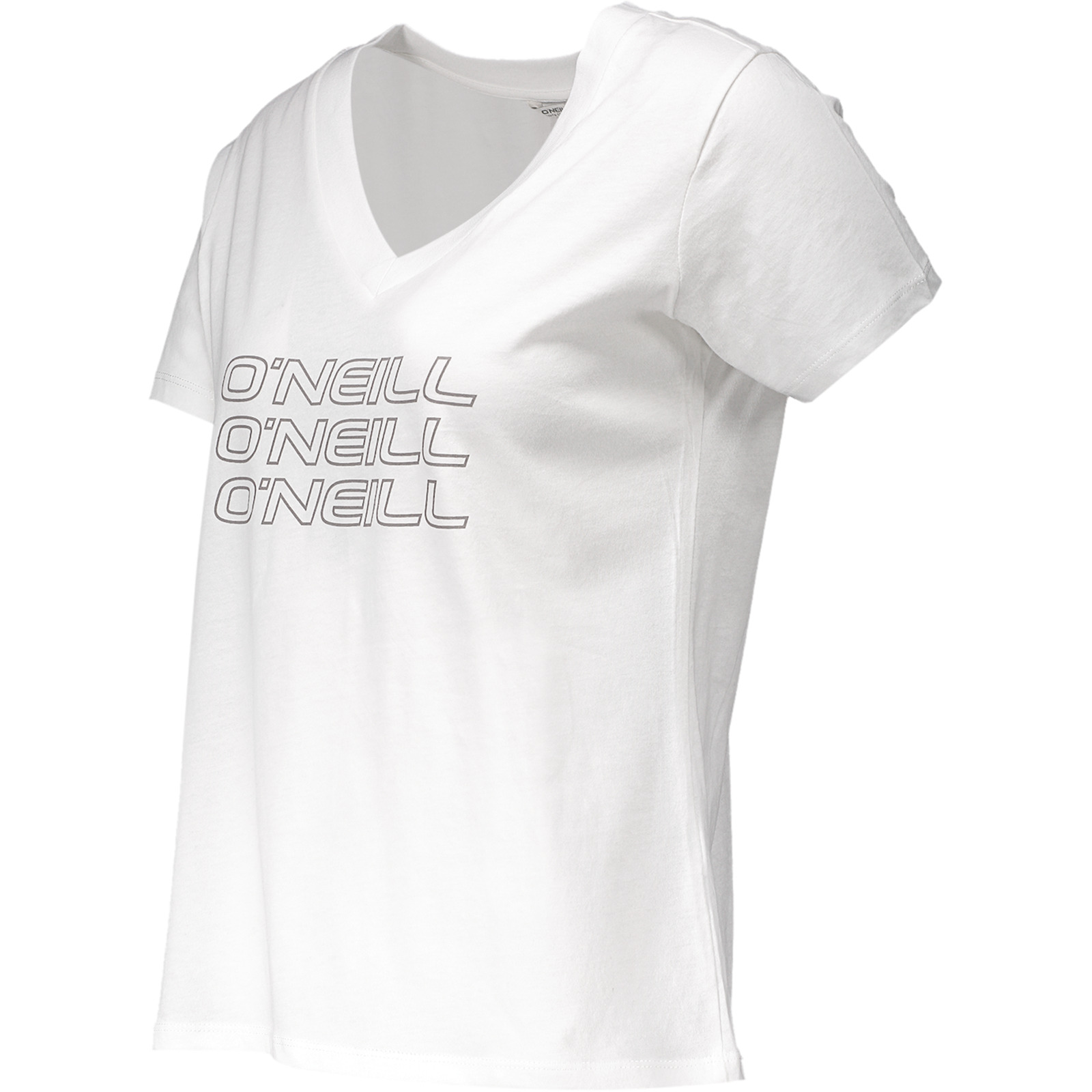O'Neill Damen T-Shirt Triple Stack V-Neck XS, weiss