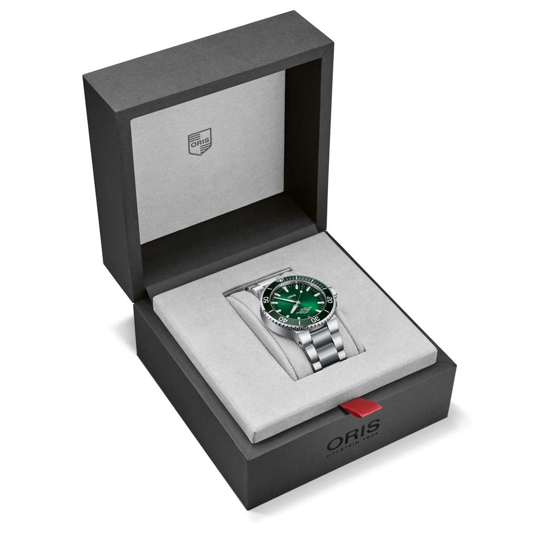 Oris Aquis Date Calibre 400 Grün Ø 43.5mm