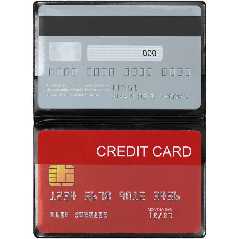 Kolma Kreditkartenhülle RFID Secure, doppelt, 85 x 55 mm, 280 µm, schwarz