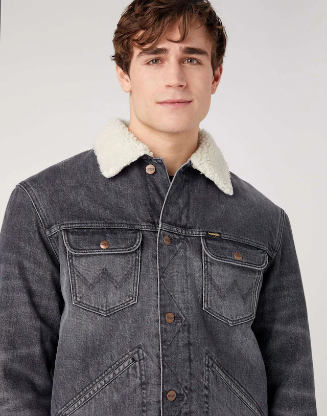 Wrangler Jeansjacke »WRANGLER Jeansjacken 124MJ Sherpa«