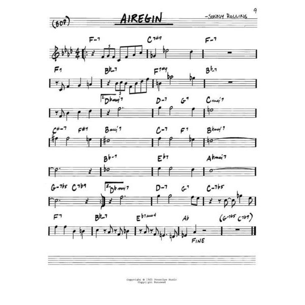 Hal Leonard The Real Bebop Book C