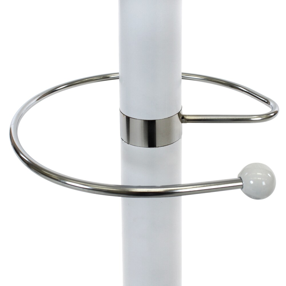 tectake® Garderobenständer, aus Metall und Marmor, standfeste Bodenplatte, 40 x 170 cm