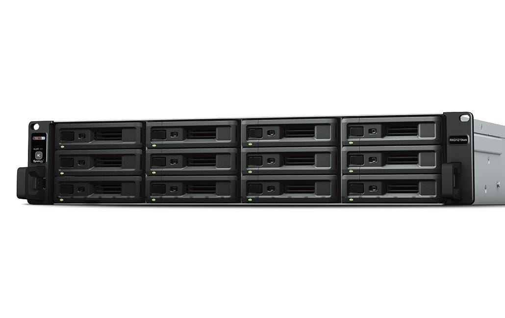 NAS-Erweiterungsgehäuse RXD1219 sas 12-bay<br>SAS-Erweiterung im laufenden Betrieb mit bis zu 12 zusätzlichen Einschüben