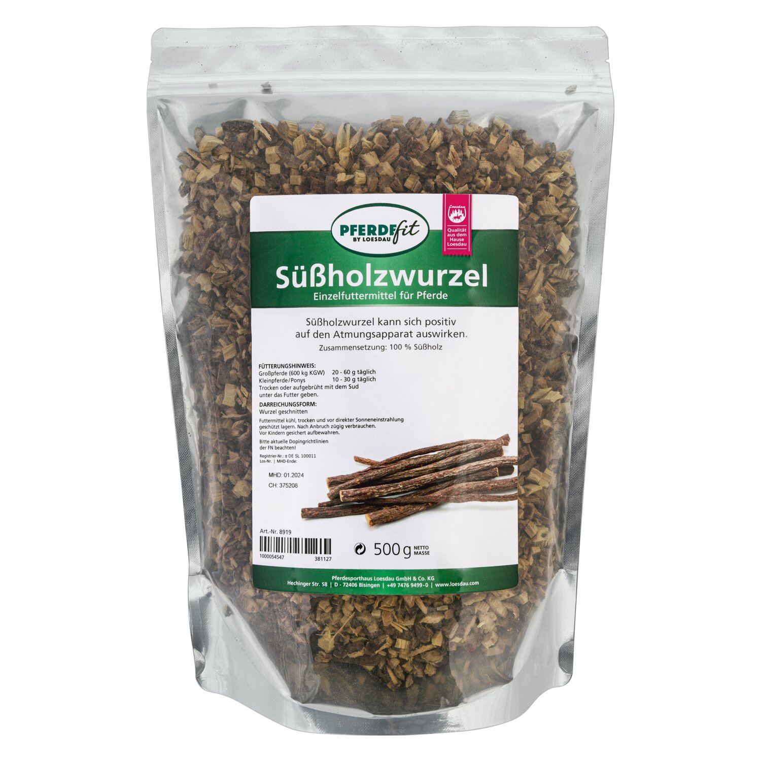 PFERDEfit by Loesdau Süßholzwurzel  - 500 g