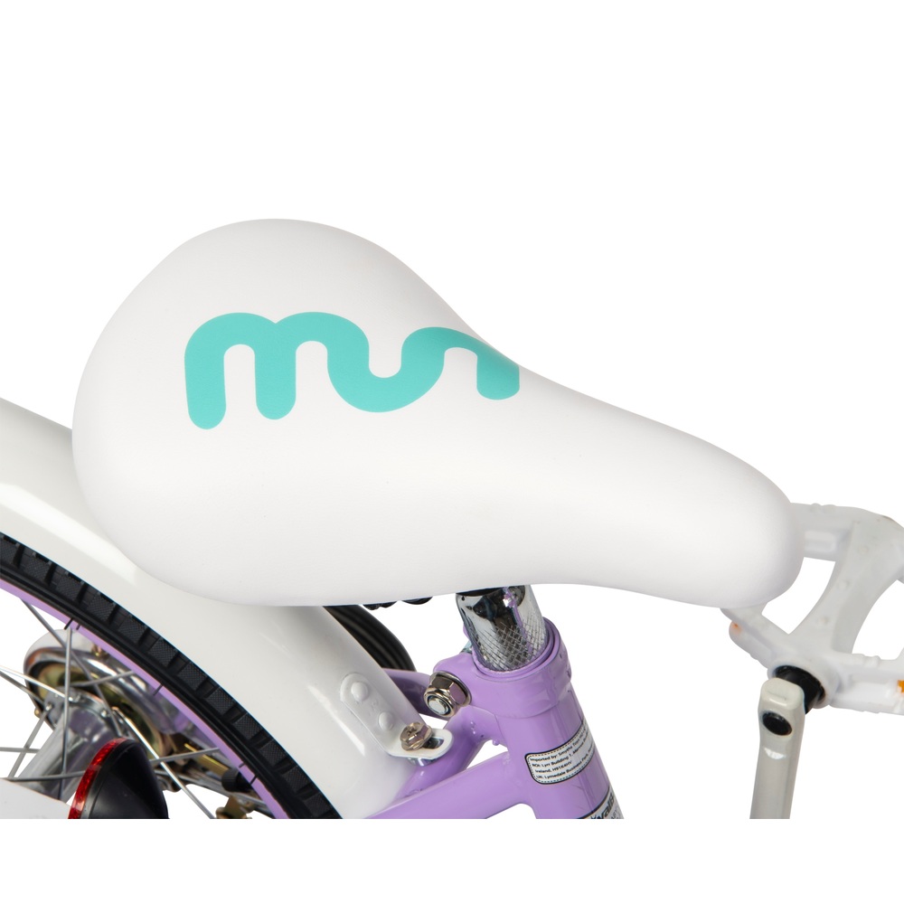 16-Zoll-Streifenhörnchen-Lollipop-Fahrrad in Lila