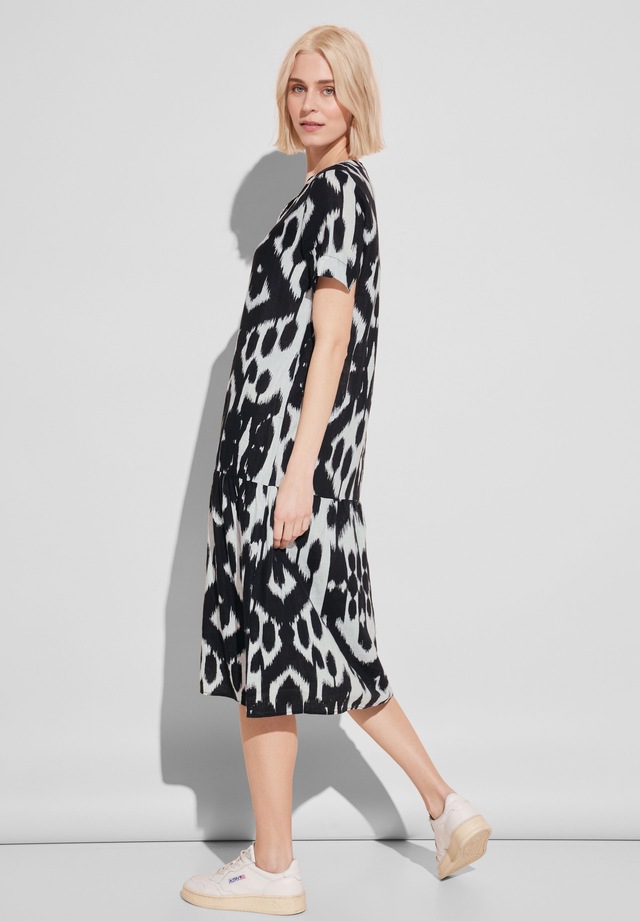 STREET ONE Midikleid Ohne Taschen mit Volants
