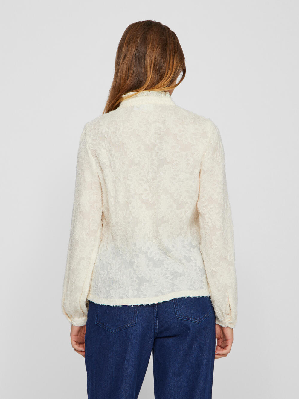 Vila  Vikylias LS bluse - Birch