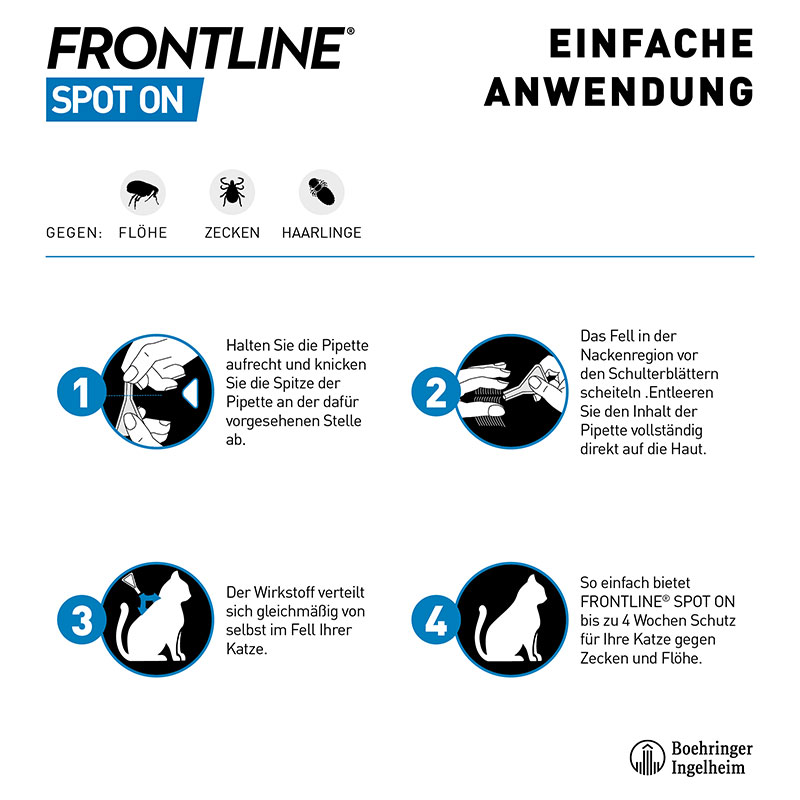 Frontline Spot On Lös Katze Liste D 0.5 ml