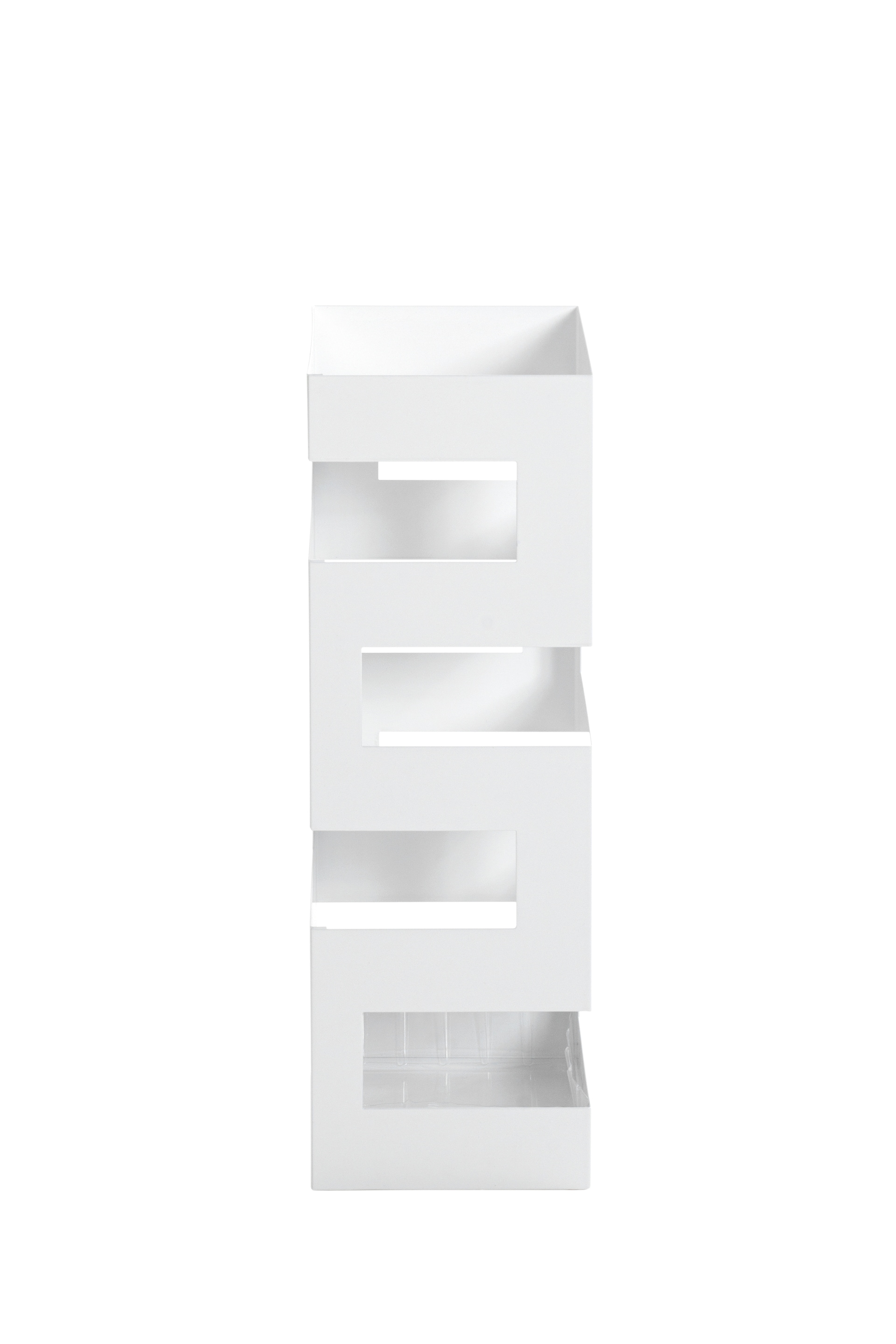 Schirmständer 16 x 48 x 16 cm Stahl weiß