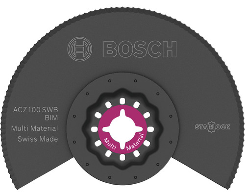 Bosch Starlock gekartelde rand ACZ ø 100 SWB