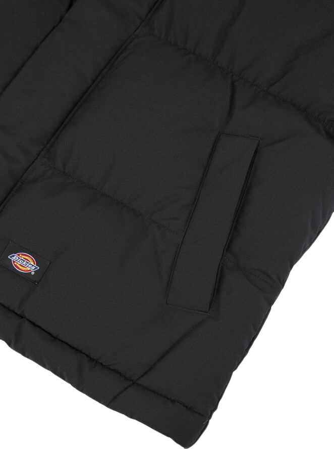 Dickies SCOBEY PUFFER JACKET W BLACK Black