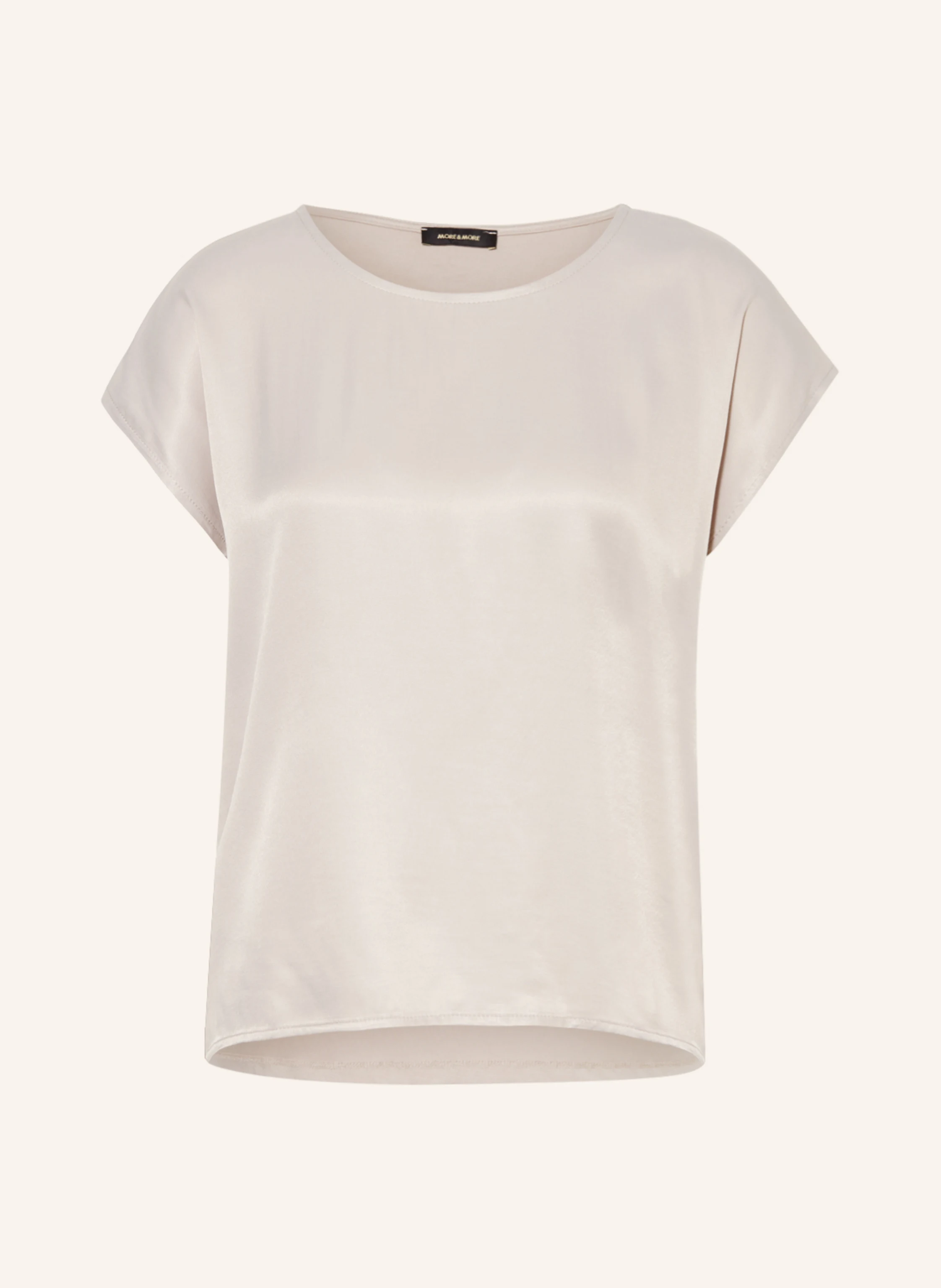 MORE & MORE T-Shirt im Materialmix