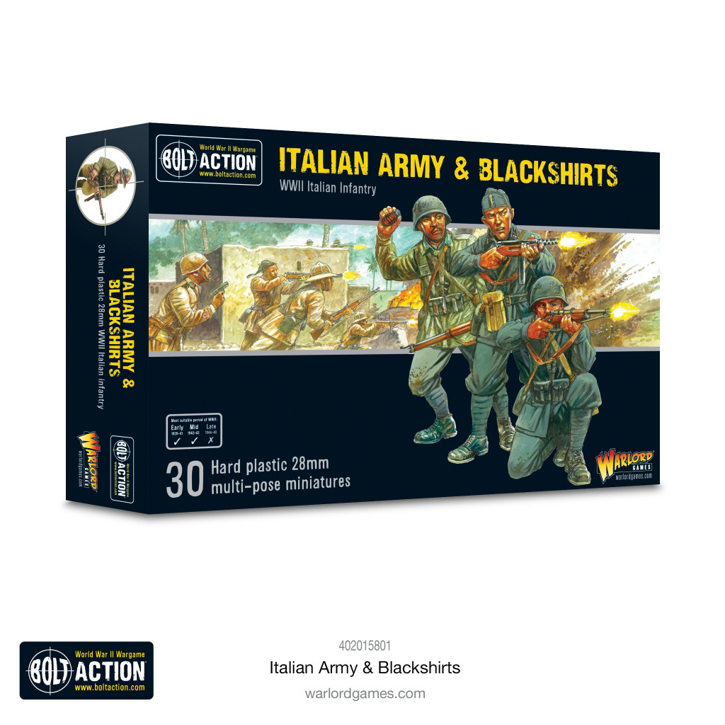 Bolt Action - Italian Army & Blackshirts - Plastic boxed set