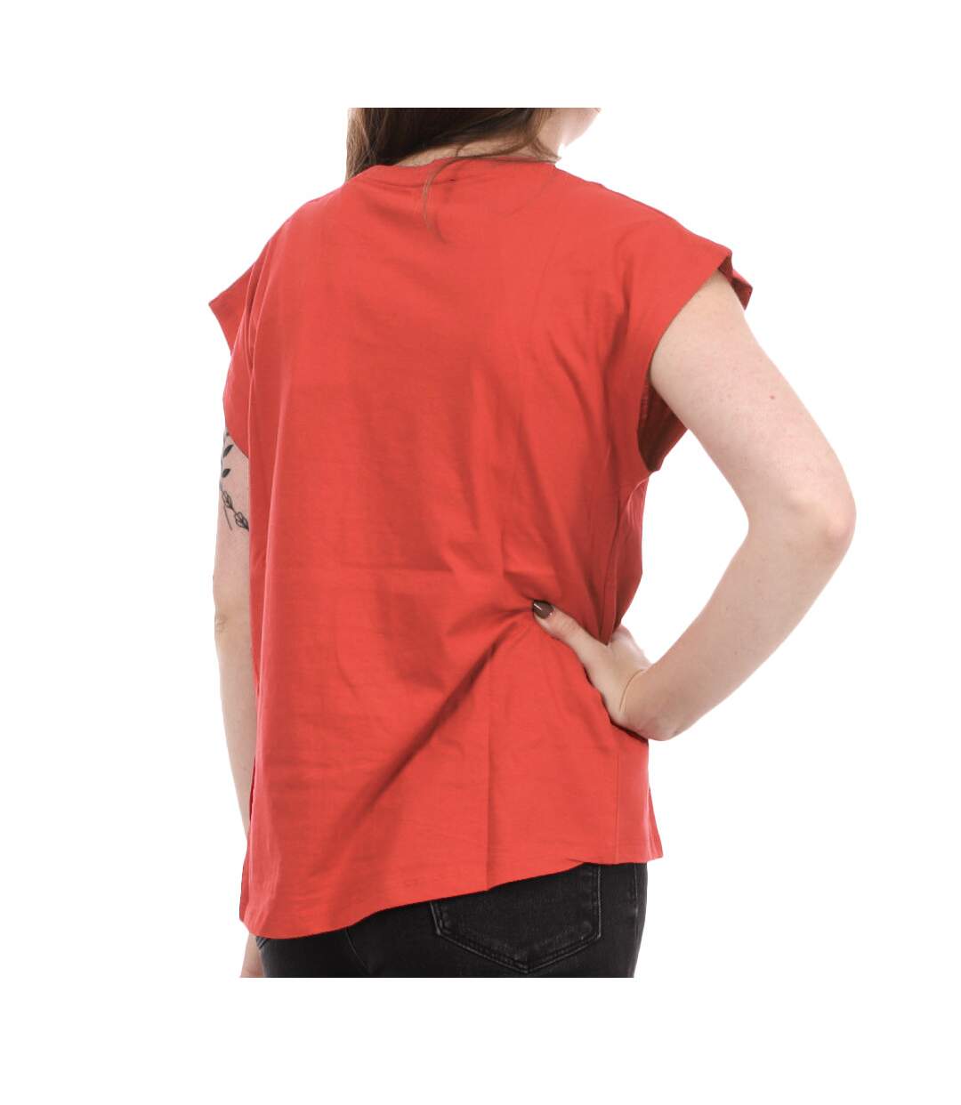 T-shirt Rouge Femme Pepe jeans Bloom