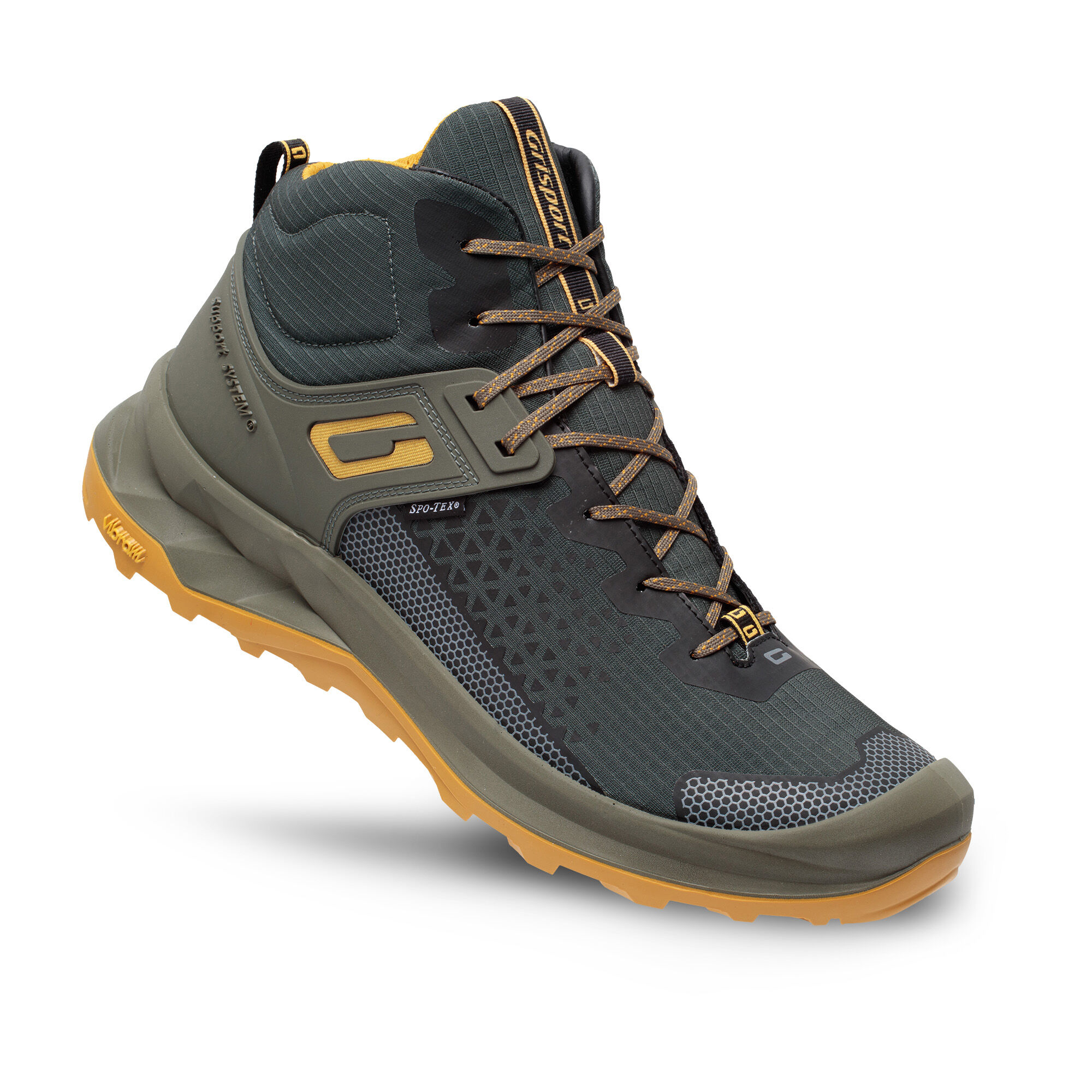 Grisport Explorer mid - Wandelschoenen - Groen / Geel - 41