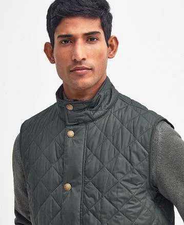 Barbour New Lowerdale Gilet Sage Groen MGI0245-GN71 kopen