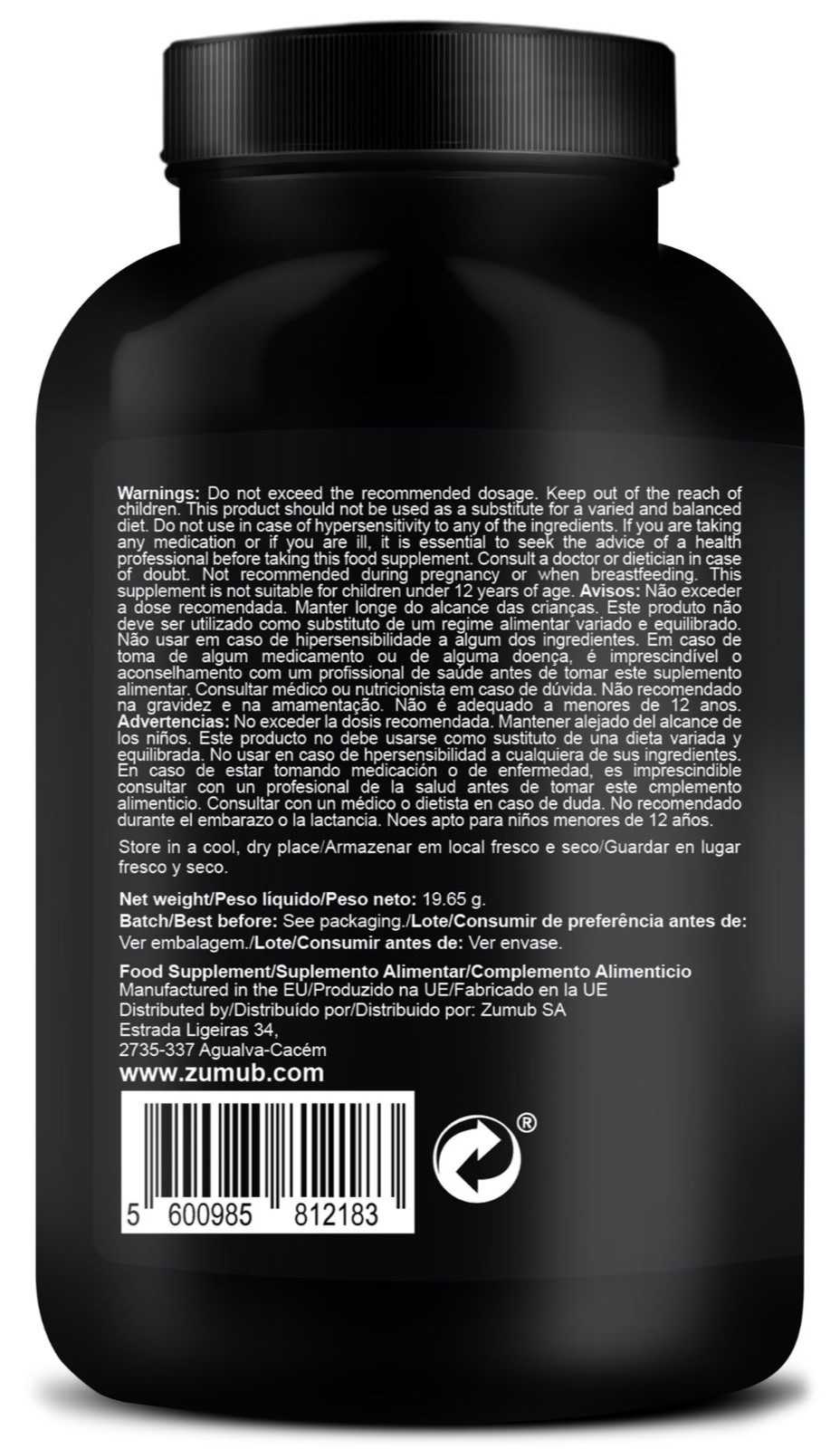 Zumub Sour Cherry Professional 30 cápsulas