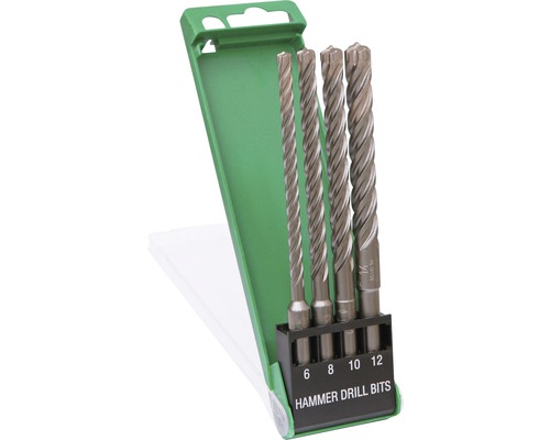 SDS Plus boorset HiKOKI 4-delig 4 snijkanten