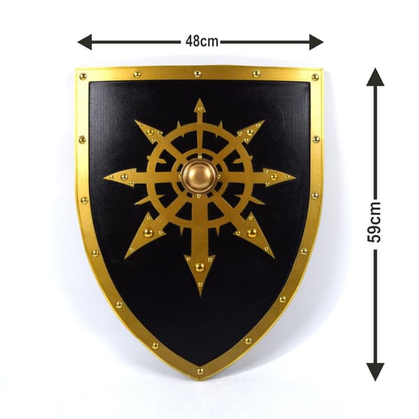 Symbol på kaos, buet Viking treskjold SWE113