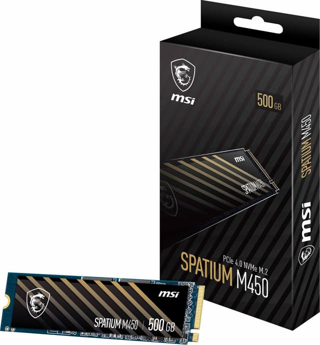 MSI Spatium M450 M.2 V1 intern SSD (500 GB)