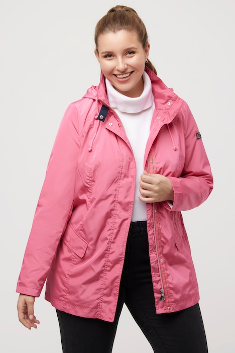 HYPRAR Funktionsjacke, Stehkragen, Kapuze, 2-Wege-Zipper