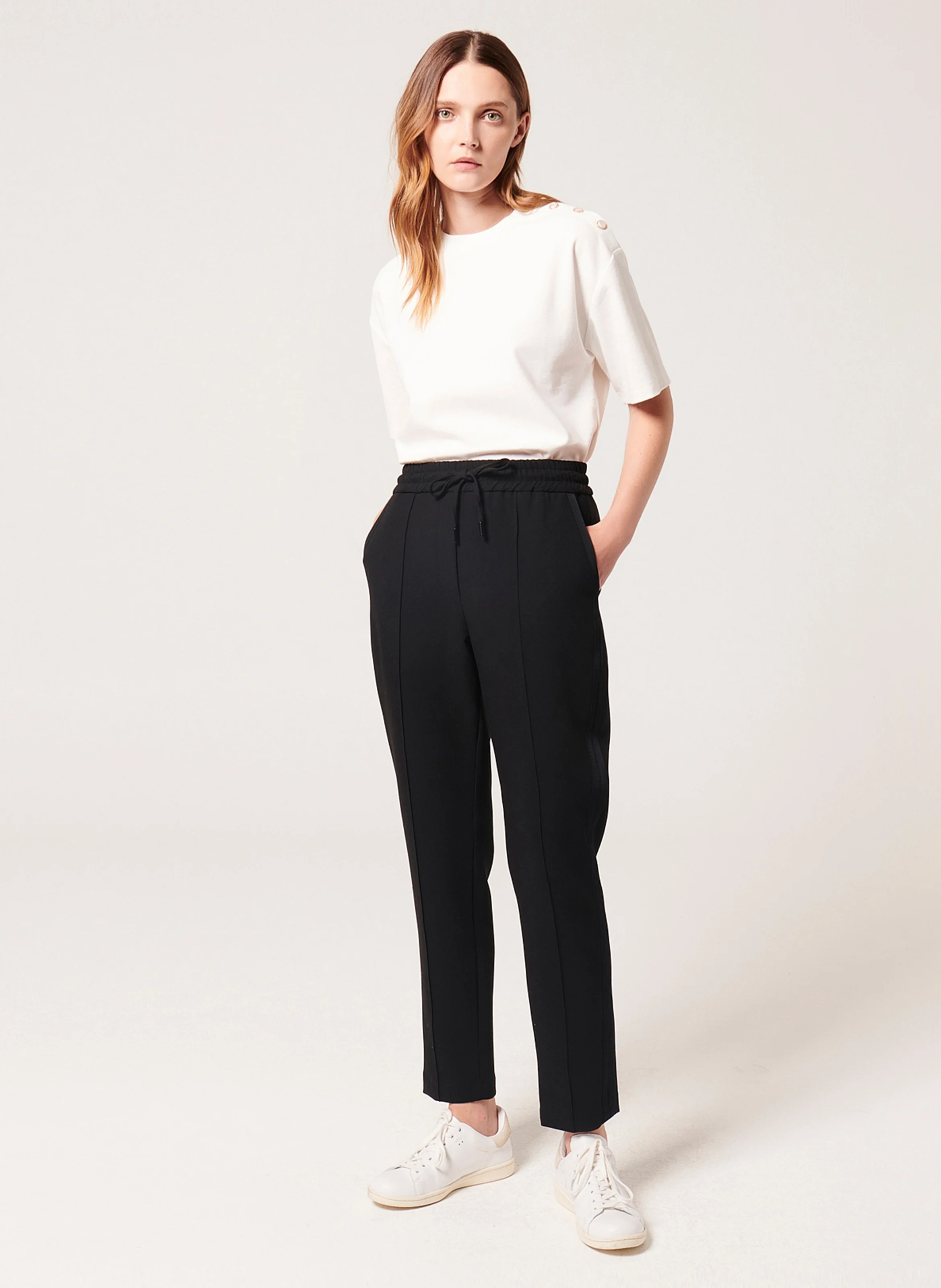 PIEL - Pantalon droit | Noir
