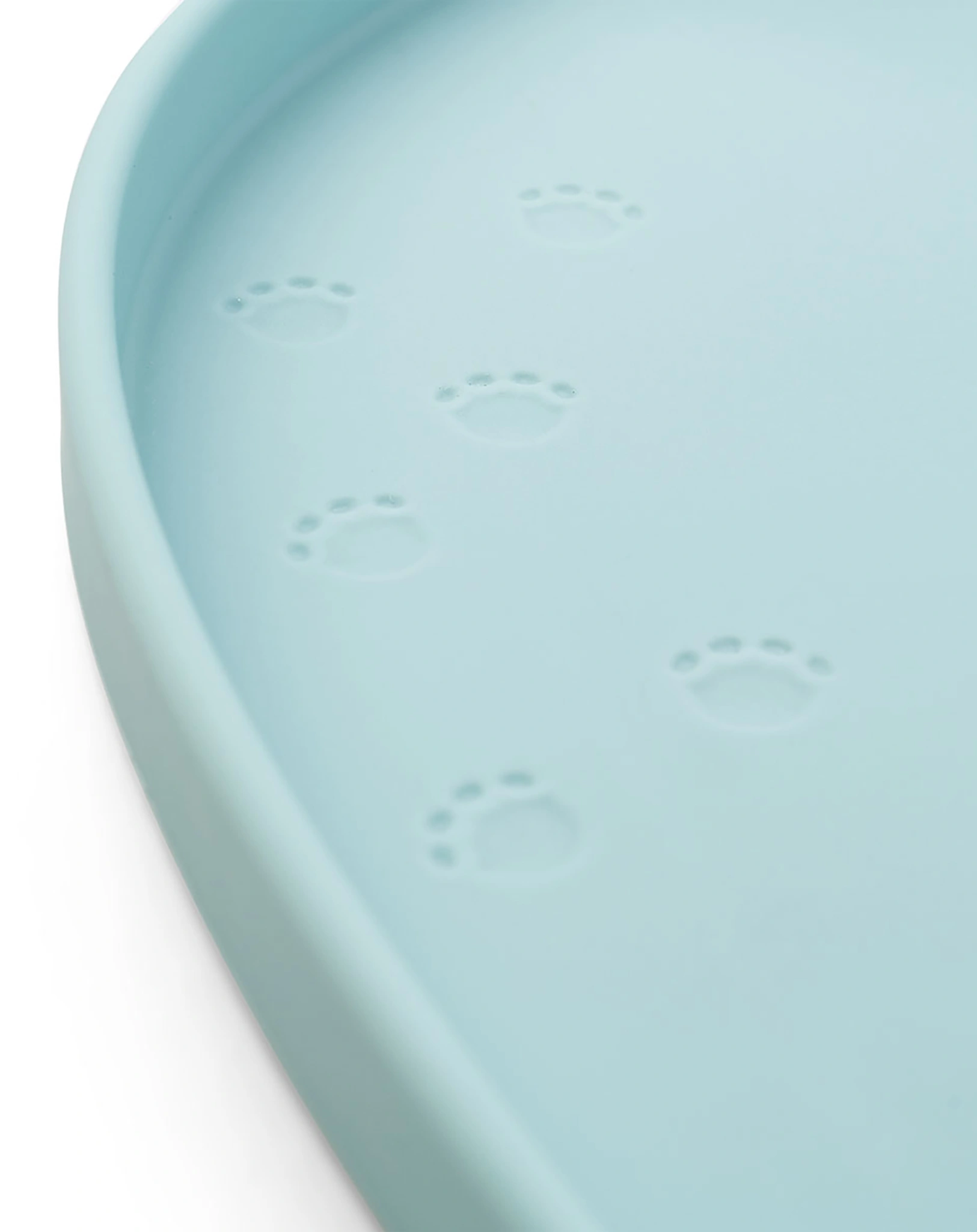 Silikon-Tischset ELPHEE mit hohem Rand in blau