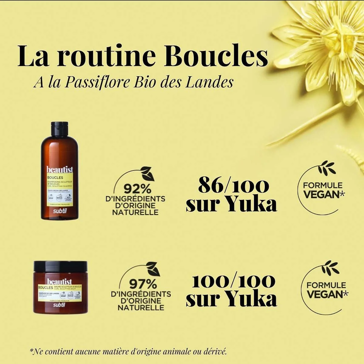 Shampoing Boucles Beautist 300ml / 900ml