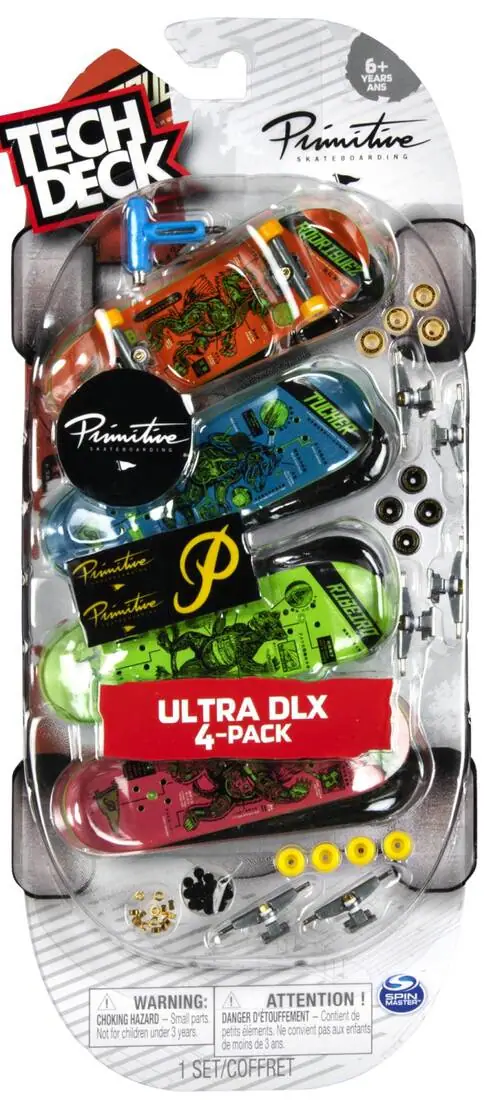 Tech Deck Assorted Multipack Fingerboards 4-Pak | SkatePro