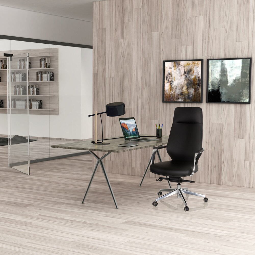 Profi Chefsessel VELVET Kunstleder mit Armlehnen hjh OFFICE