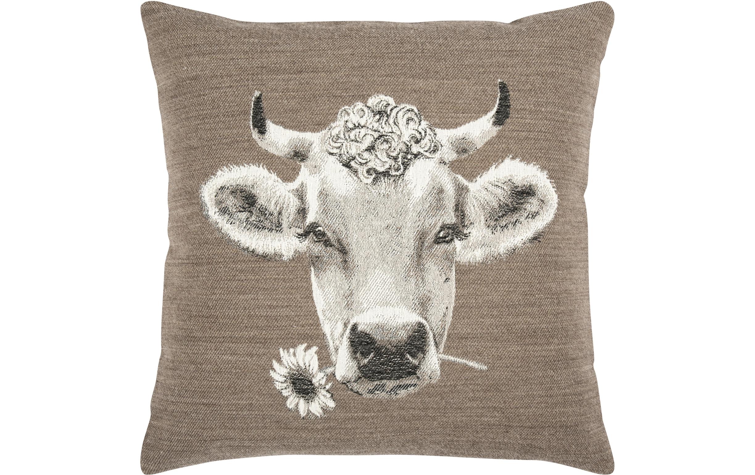 Kissenbezug Moo 45 x 45 cm, GrauKissenhülle