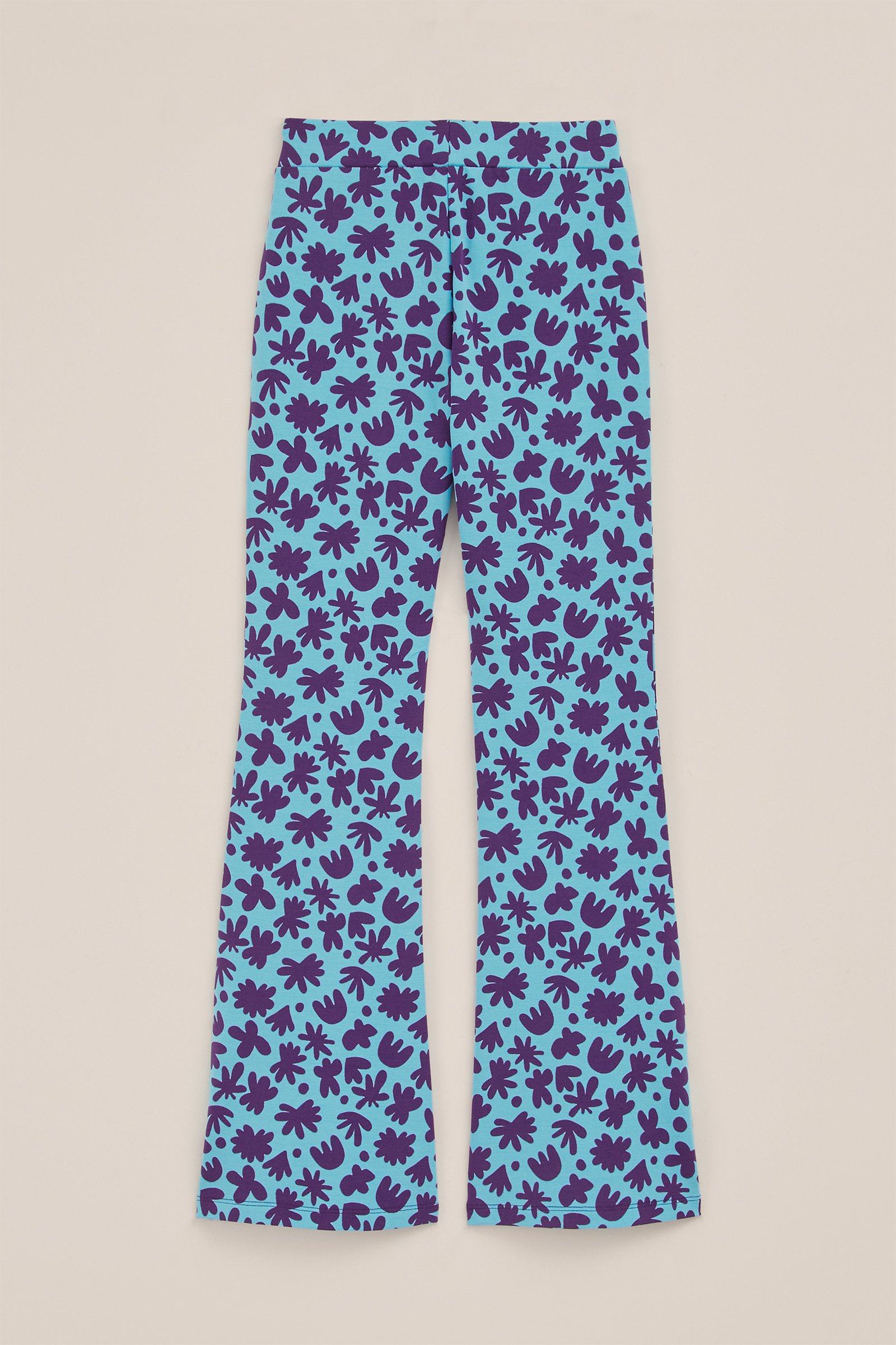 Meisjes Limited edition flared legging – Tina Festival WE Fashion Donkerpaars
