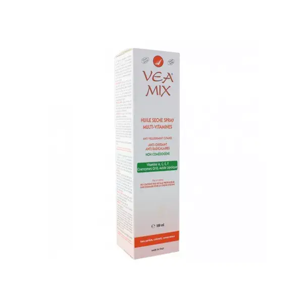 Óleo em spray seco multivitamínico Vea Mix 100ml