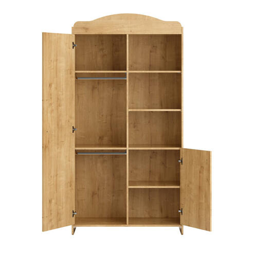 Armoire 2 portes MEGEVE Chêne - VOX
