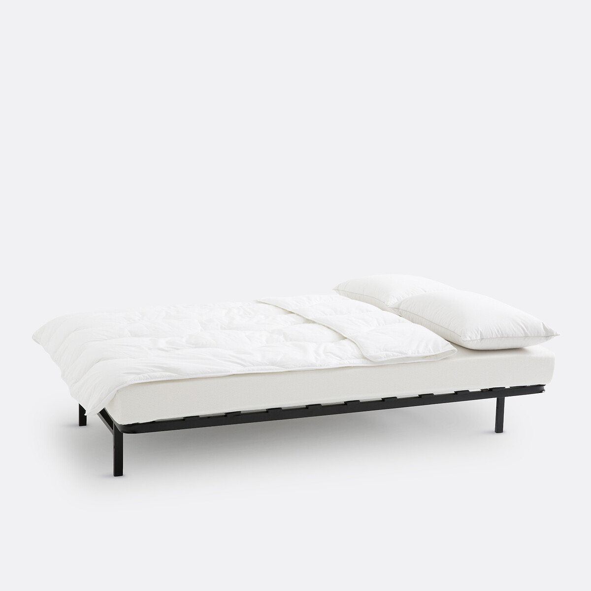 SO'HOME<br>Sofá-cama Click-clack de espuma HR35, 15 cm, 18 ripas, Derek