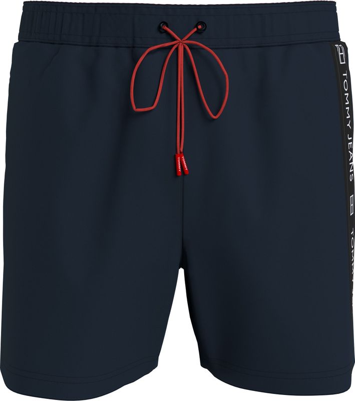 Tommy Hilfiger - Heren Zwemshort - Blauw - Polyester - Met Mesh Binnenbroek