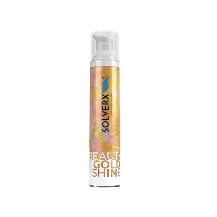 Solverx Beauty Gold Shine Gesichts- und Körperölgel 100 ml