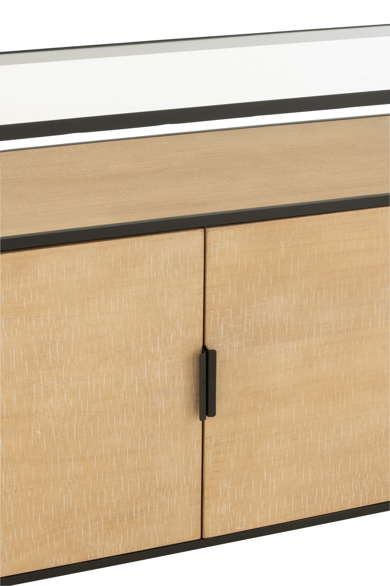 Dressoir Ovy Iron naturel/zwart