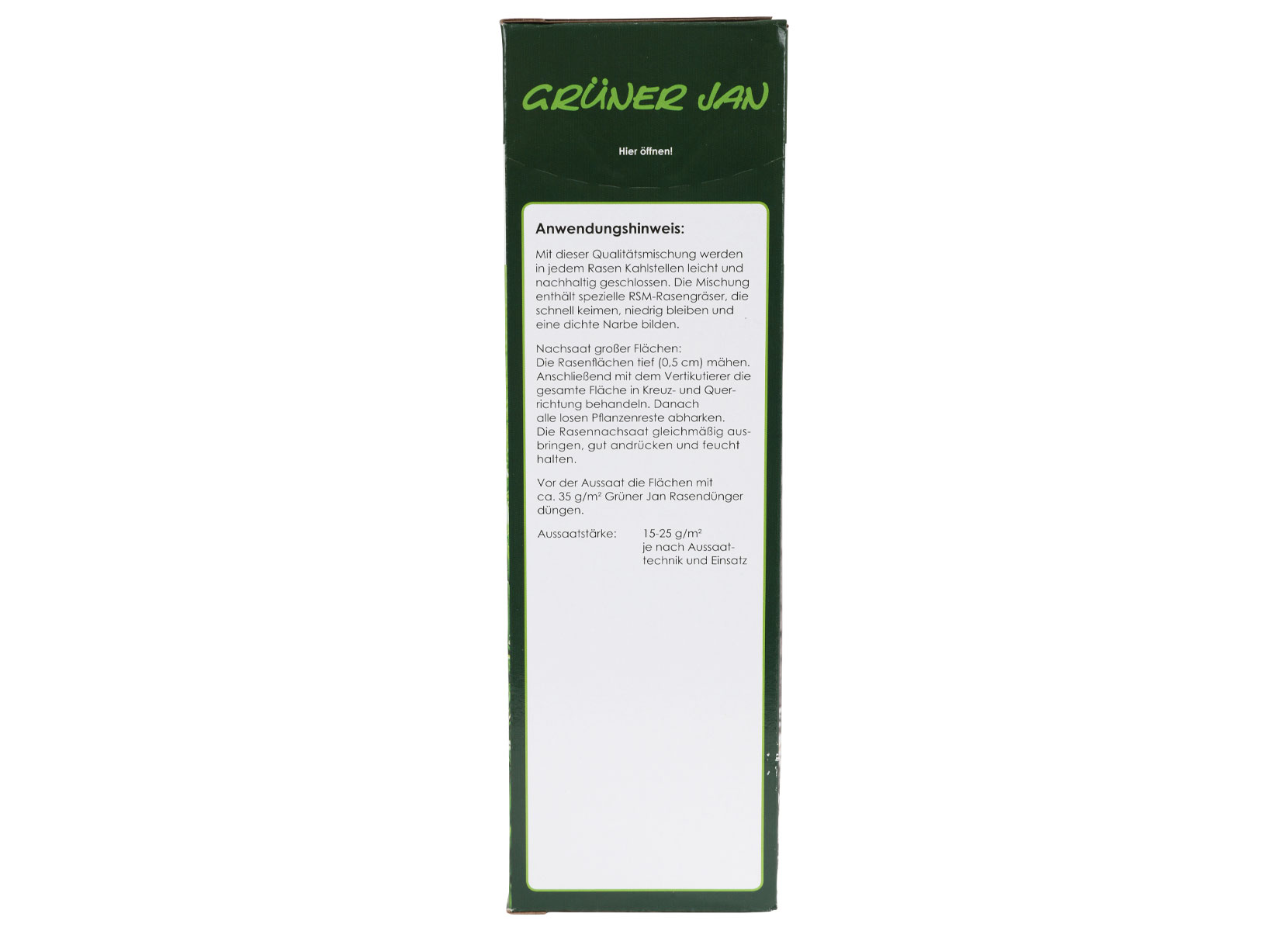 Grüner Jan Rasensamen Rasennachsaat Premium 1kg