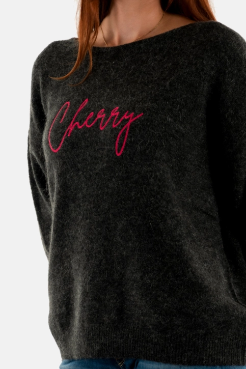 Pull hiver Le Temps Des Cerises gessi 0387 dark grey