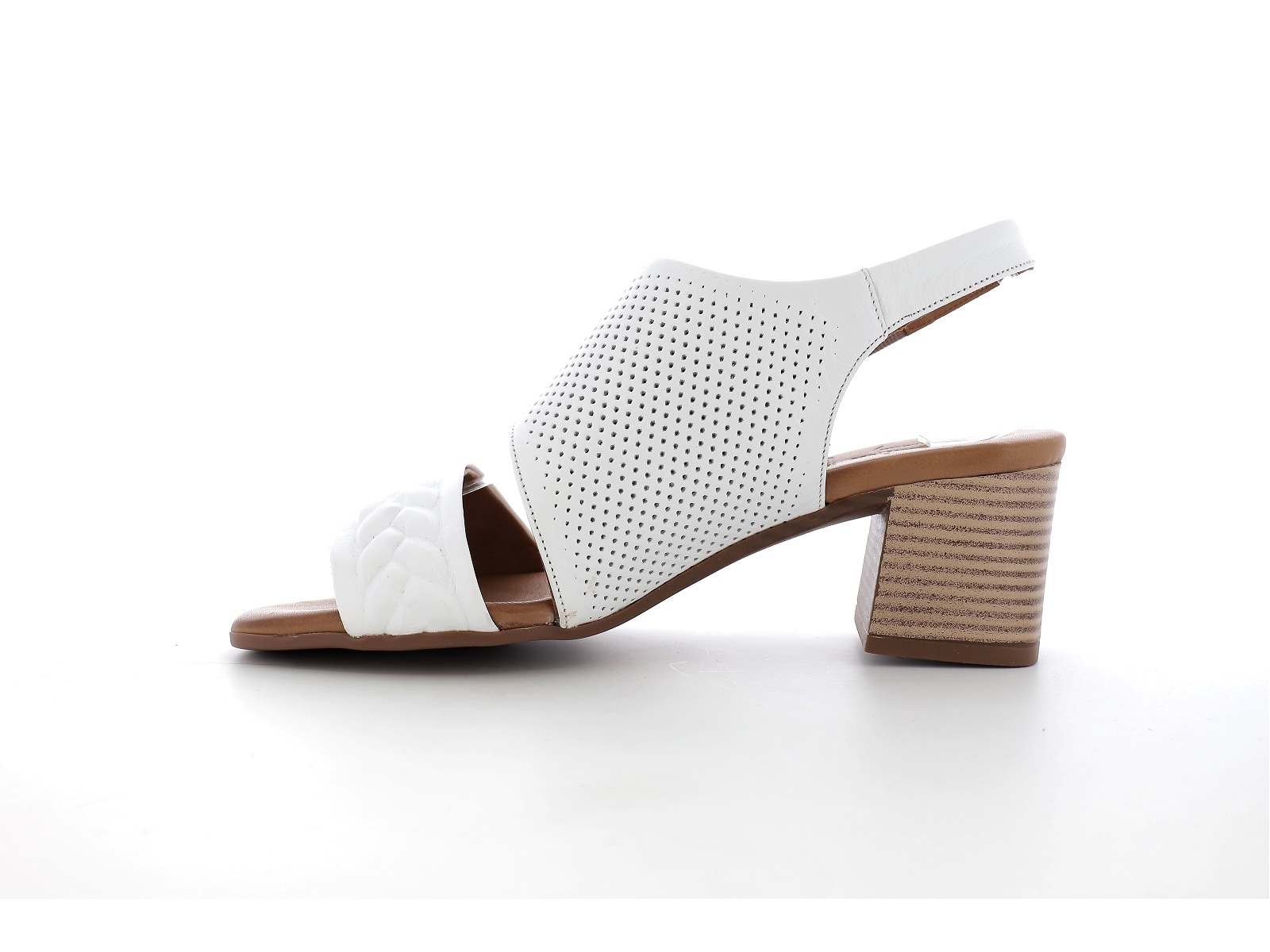 Metamorf ose-NACARE Cuir Blanc