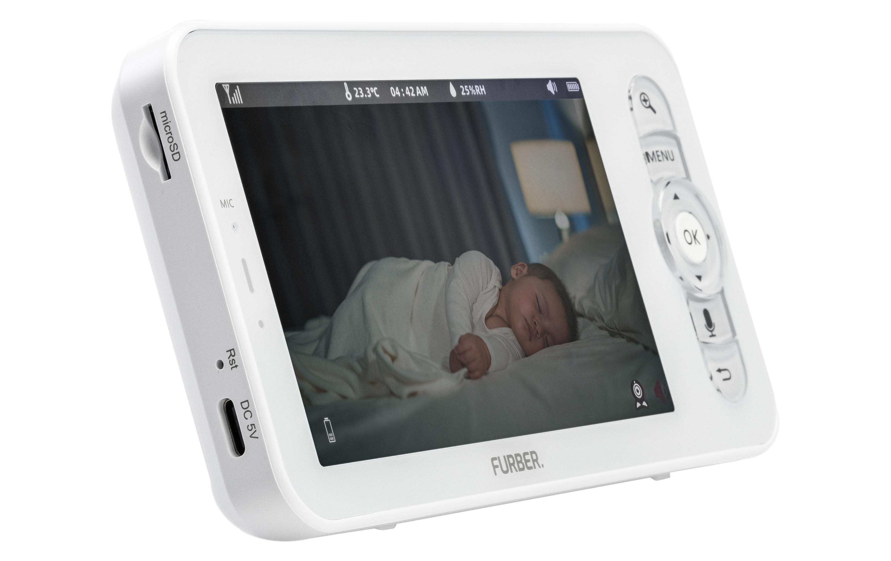 BabymonitorHigh-Definition-Farbmonitor mit Standfuss